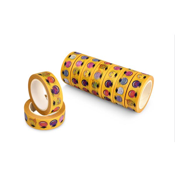 стикеры журнала 15mm маскируя ленту Washi с логотипом для поставок оформления & ремесла DIY