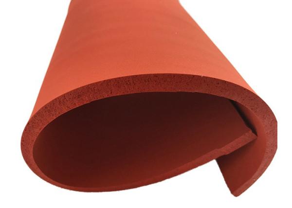 Commercial Silicone Foam Sheet Closed Cell Sponge Rubber Sheet Excellent Heat Resistance