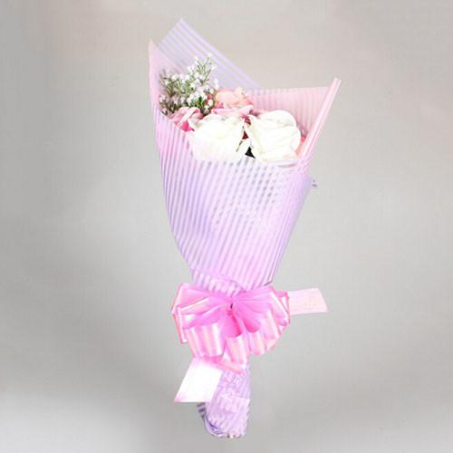 Embalagem de flores de plástico em papel de filme HPW08