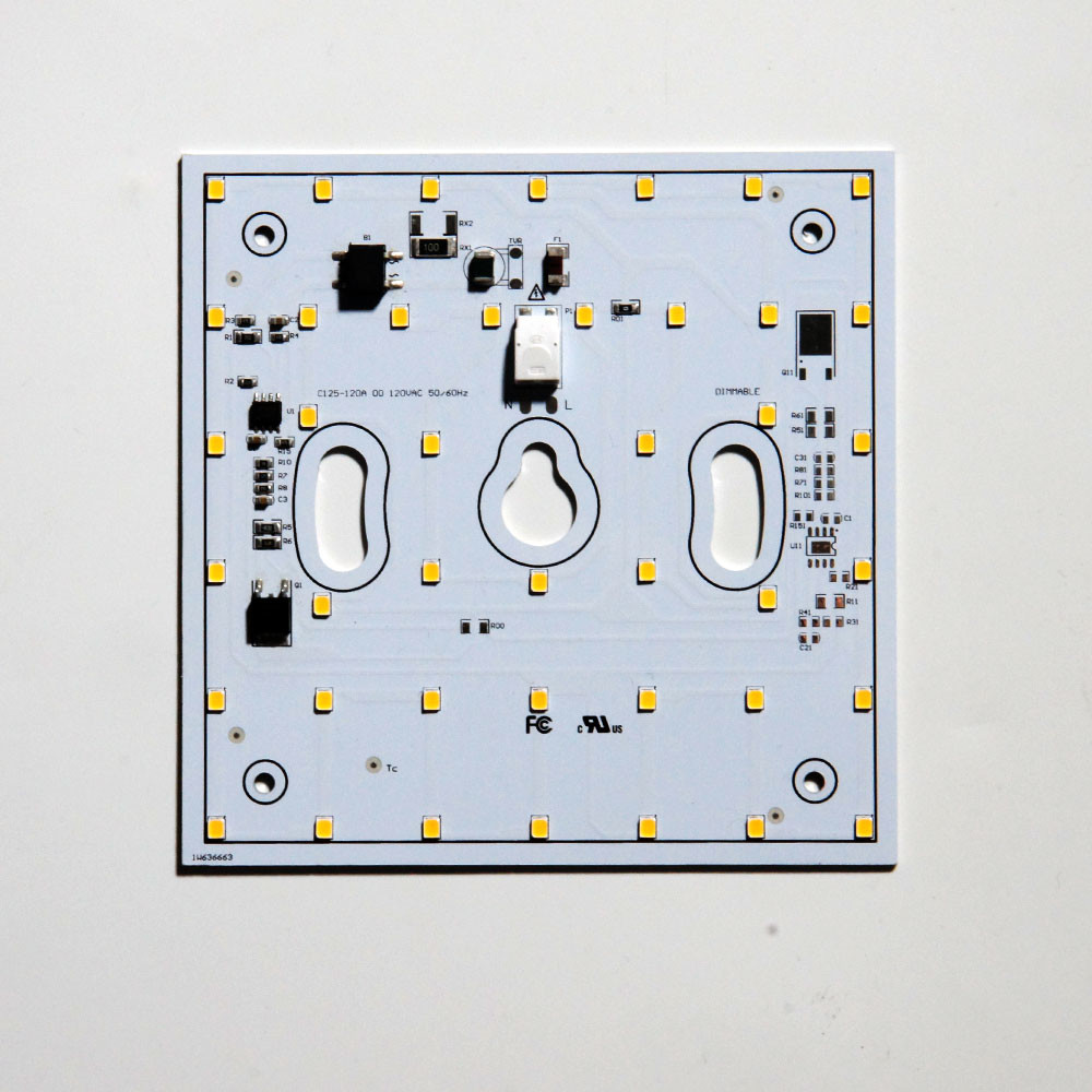 цвет света модуля 42PCS 2700K СИД Dimmable обломока SMD2835 125x125mm