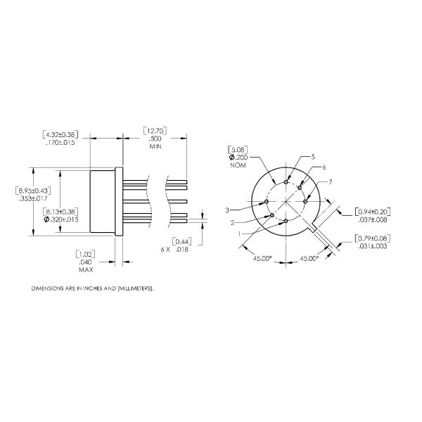  standard OPTEK 4N48 optically coupled isolator with high voltage isolation and robust design