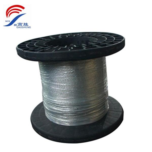 8x7+1x19 câble en acier pour porte-fenêtres 45# 60# 70# acier au carbone 1,5 mm-1,8 mm