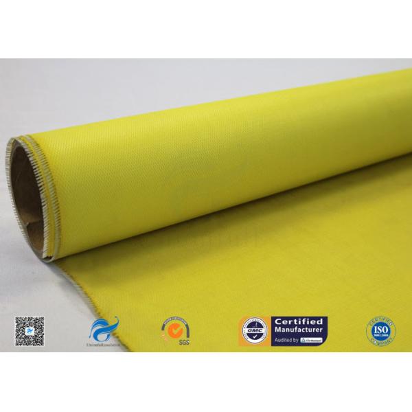 530g Yellow Silicone Coated Fiberglass Fabric With High Temperature Resistance