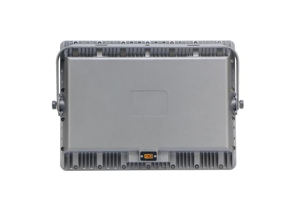 Sensor de movimento exterior magro do diodo emissor de luz 500W das luzes de inundação do painel solar de 80CRI 3000K