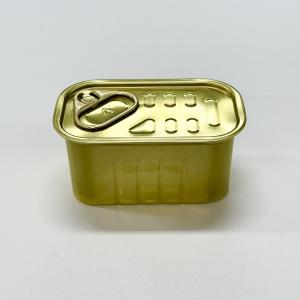 Rust Resistant Food Grade Metal Can 200g Square Aluminum Can 105.25 × 60.35 × 51