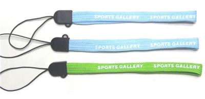 Bespoke tube polyester wrist strap lanyard for camera mobile phone hanging, wrist loops,