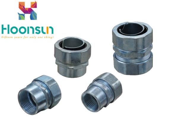 Zinc Alloly Male Thread Flexible Metal Conduit Fittings Electrical Conduit Connector
