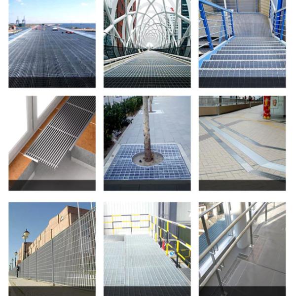 Reja de acero inoxidable de la prolongación del andén Q235 de los materiales de construcción del metal