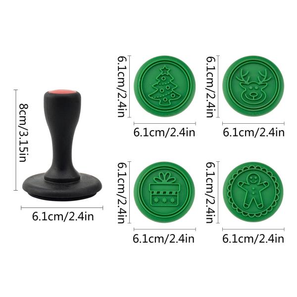 Силиконовые рождественские печенье резаки марки, 3D рождественские печенье формы, милый рождественский поднятый дизайн печенье пекарня