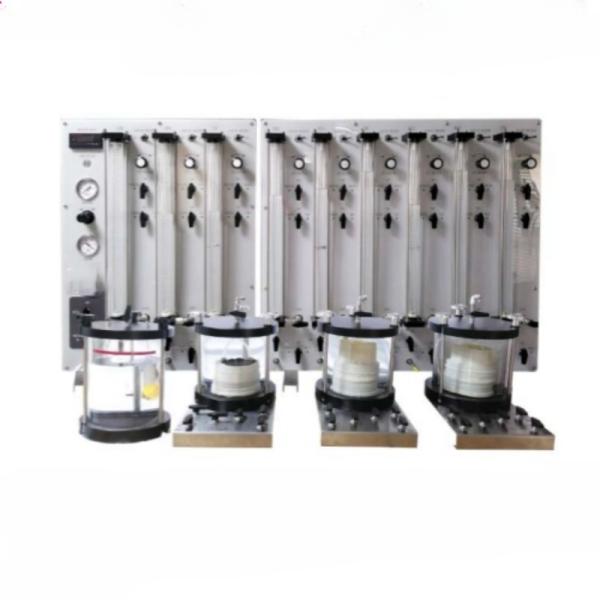ASTM D5887 Compliant Geotextile Bentonite Pad Permeability Tester .05 ml Accuracy and 220 V Voltage Textile Testin