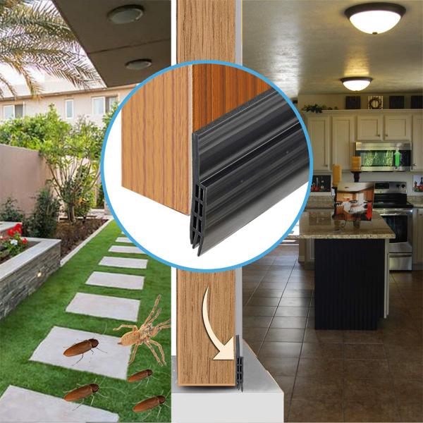 Черная Силиконовая Дверь Погода Стрип Дверь Проект Запри с материалом Образец 5-7 дней