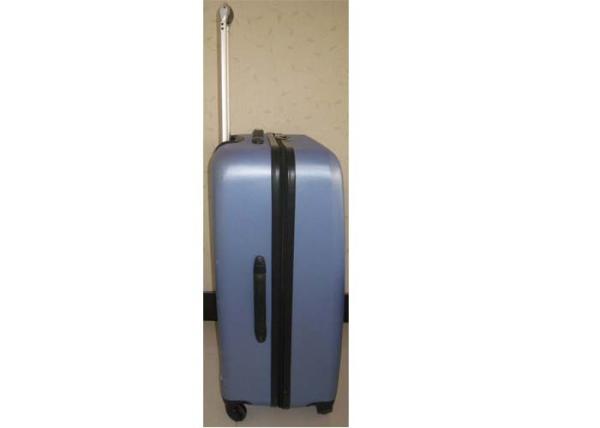 ABS Trolley Luggage Set Classic Zipper Framed 20 / 24 / 28 Inch For Business Trips