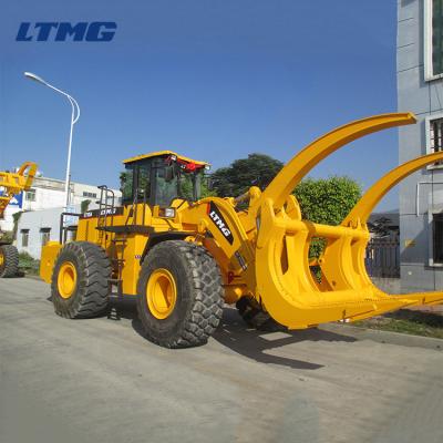 2200r / Min Hydraulic Wheel Loader Log Grapple Loader 15 Ton In Lumber Mill