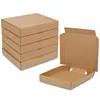 8 Inch Varnishing BE Flute Pizza Packaging Box Corrugated Paper Packing Box