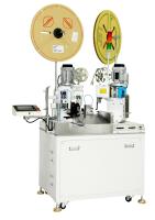 o dobro 450kg termina a máquina de friso 30mm do terminal do fio cortados comprimento