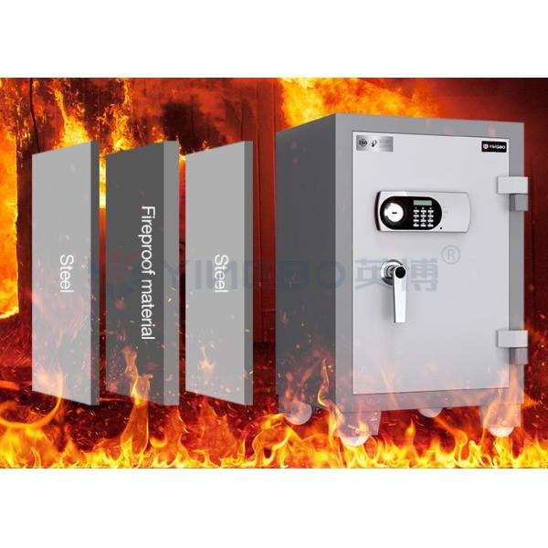 Three Composite Construction Fireproof Safe Box With Intelligent Dual Alarm System YB/FH-78 Fireproof Safe Box for Home and Office