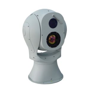 Câmara de vigilância de segurança de plataforma óptica eletrônica de espectro múltipla montada no navio