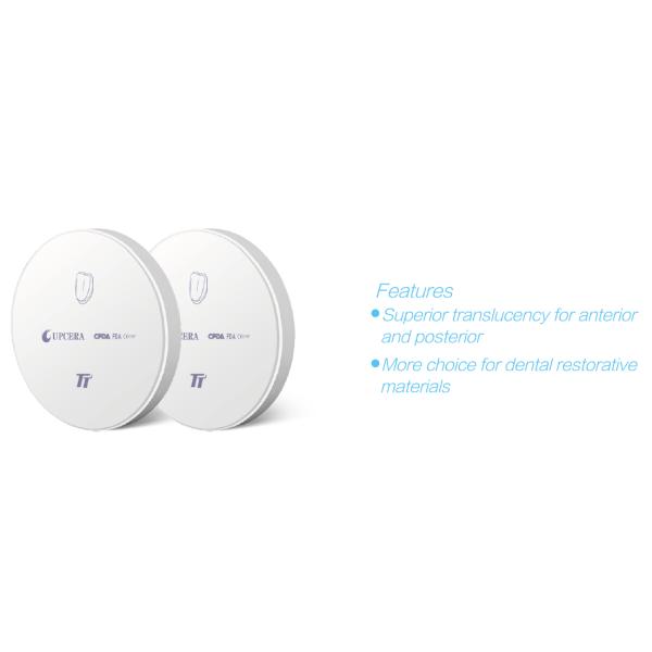 TT White Dental Zirconia Blocks Pre Sintered Zirconial for Zirkonzahn CAD / CAM System