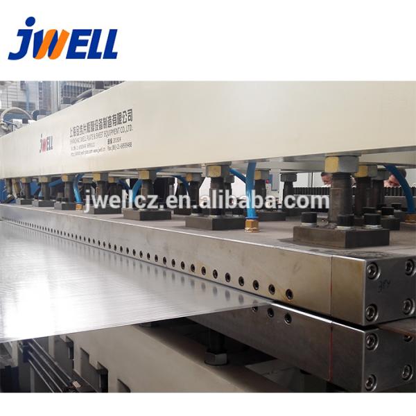 Jwell PP Plastic Packaging Box Hollow Sheet Produciotn Line