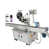 Máquina automática de rotulagem de garrafas horizontais redondas Top Label Applicator Machine