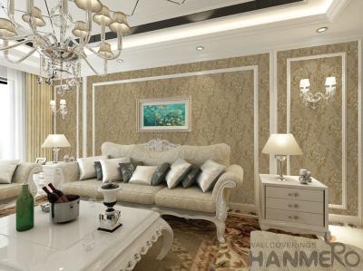 Vinyl Sofa TV Background Decor Wallpaper Modern Cozy Style 0.53*10M PVC Wallcovering China