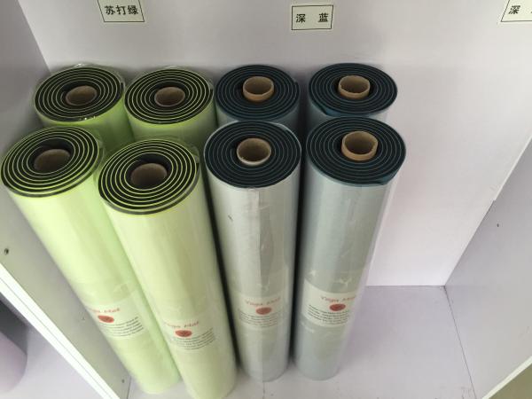Ningbo Virson   high quality eco friendly PU TPE custom screen printing exercies yoga mat