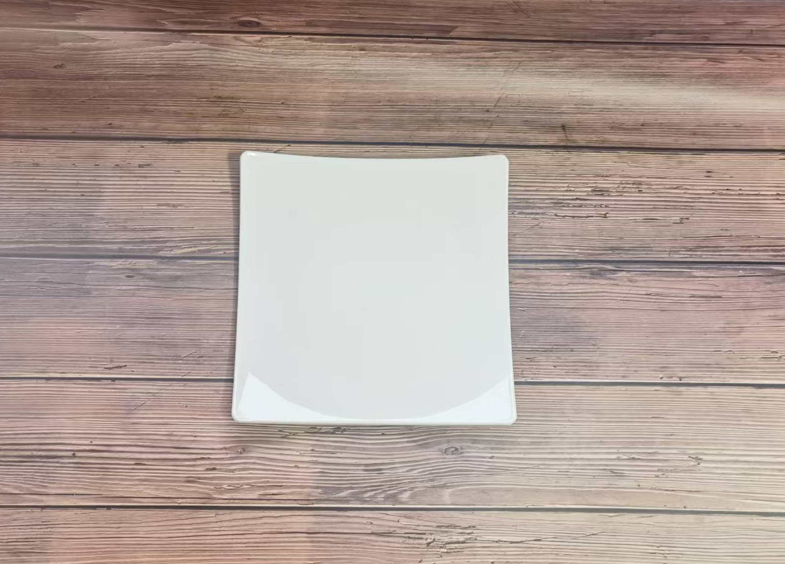Wear Resistance High Temperature PET Buffet Plate Size S 20 X 20 X 1.2cm