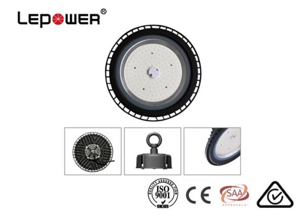 SMD3030 UFO 150 Watt LED High Bay Light , Warm White Bright Round High Bay LED Shop Lights