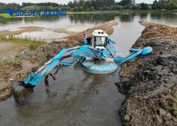 JULONG Hydraulic Amphibious Multipurpose Dredger Manufactured Using The Highest Standard