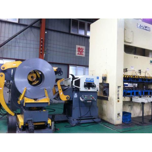 Stainless Steel Trash Can Stamping Shearing Machine / Leveling Feeder