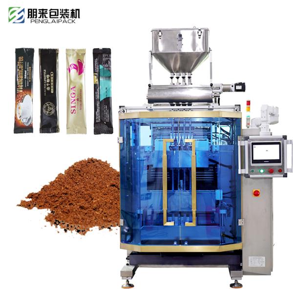 Advanced High Quality Instant Coffee Salt Sugar Stick Sachet Multi Lanes Coffee Stick Packing Sealing Machine