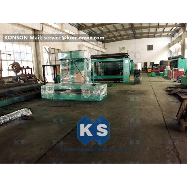 2.2mm Gabion Machine Galvanized Wire Gabion Mattress PLC Control System 3.5m / Min