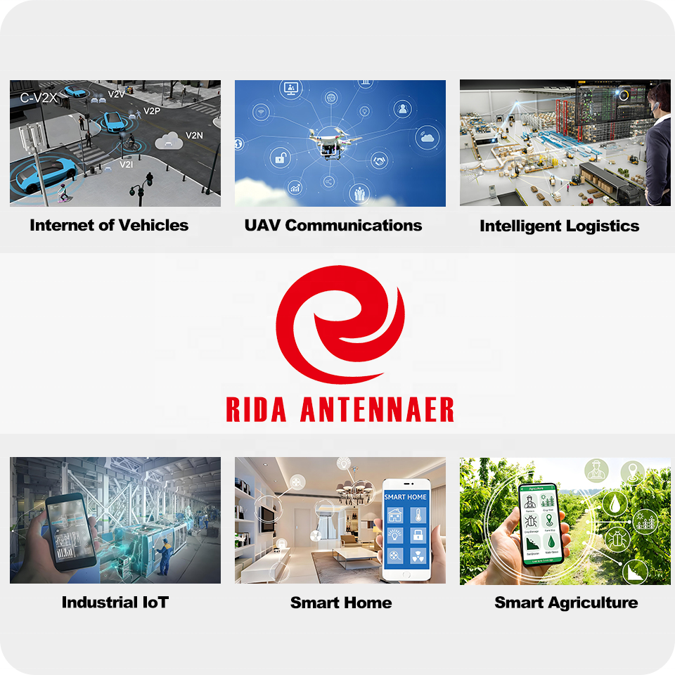 Combo Antenna Certificate Customized 4G/LTE & GPS Combo 698-960MHz/1710-2696MHz RG174*2 Active Antenna