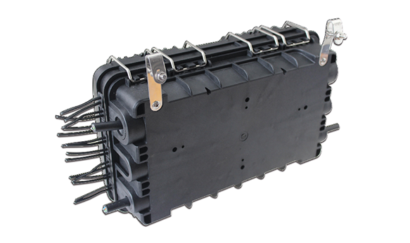 Waterproof Outdoor Fiber Distribution Box Aerial 16 Ports FTTH Splice Closure