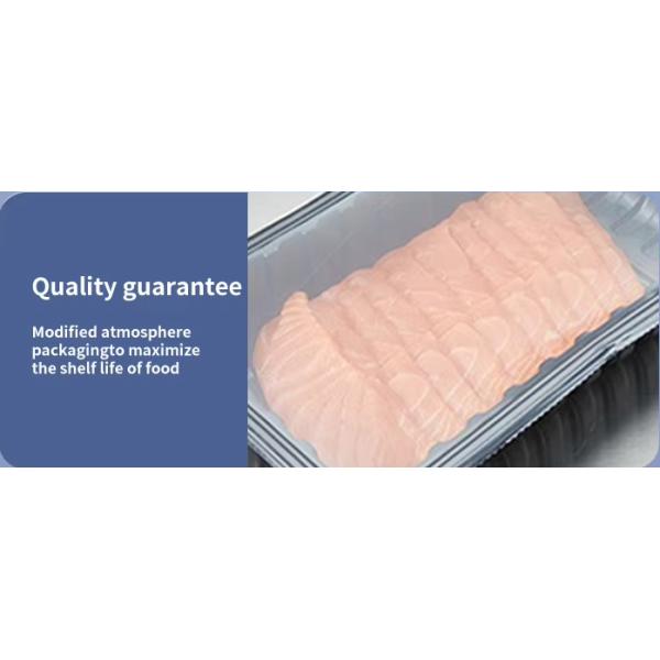 Food Preservation Master Hot Meal Tray Sealing Machine Fast Food Tray Lunch Box Sealing Packaging Machine
