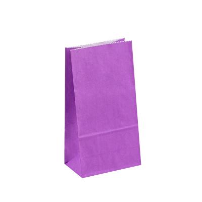 Os sacos de papel brancos inferiores do quadrado, GV de Logo Printed Craft Paper Bag certificaram