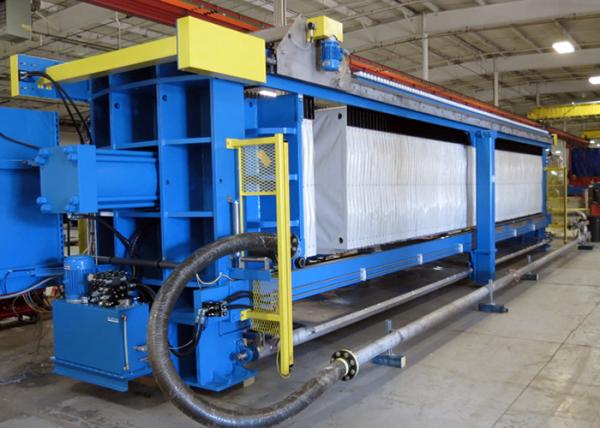 PLC Plate And Frame Filter Press For Sludge Dewatering Vertical Installation