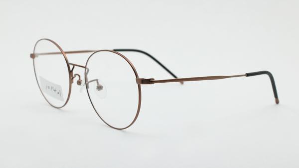 Classic Round Retro Clear Lens Glasses Non-Prescription Metal Eyeglasses  for Men Women Super Lightweight Metal Frames