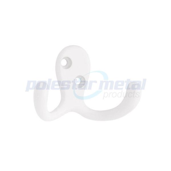 Contemporary Door Hardware Polished Chrome Double Robe Hooks For Bathrooms