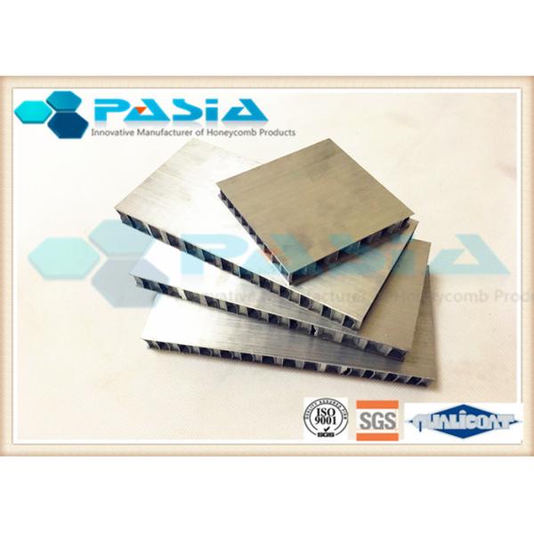 Basalt Stone Veneer Fiberglass Honeycomb Board , Finishstone Composite Panels Tear Proof