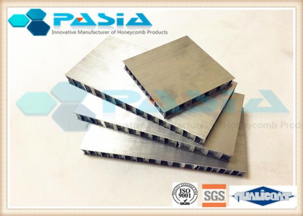 Brush Finish Stainless Steel Honeycomb Panels For High Level Exclusive Shops