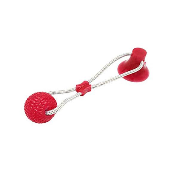 Weight 240g Self Play Dog Toys Colorful Rubber Material For Cleaning Tooth