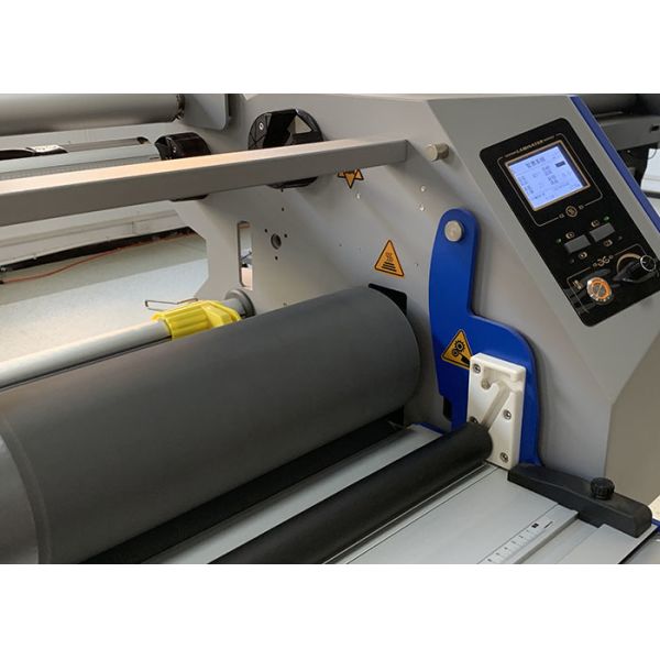 Laminadora de rodillo caliente de 64 pulgadas, laminadora con asistencia de calor y temperatura ajustable
