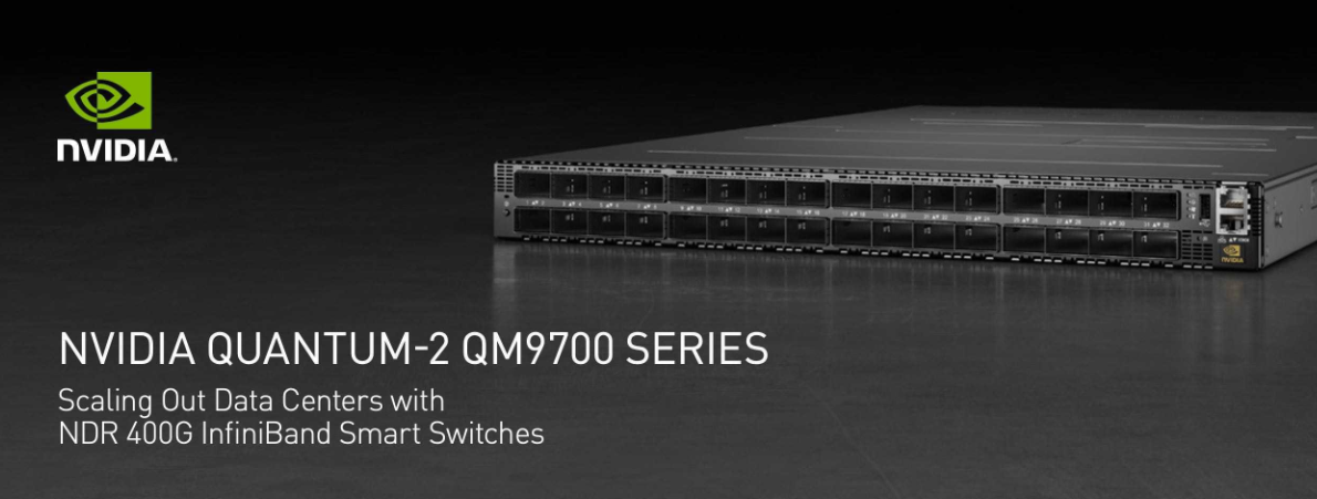 MQM9700-NS2F switch 64-ports 400Gb/s, 32 OSFP ports, managed, power-to-connector  (P2C) airflow (forward)