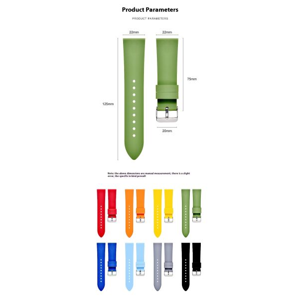 Universal Smartwatch Strap · Compatible With Huawei GT3 | OEM/ODM Silicone Strap - SHX