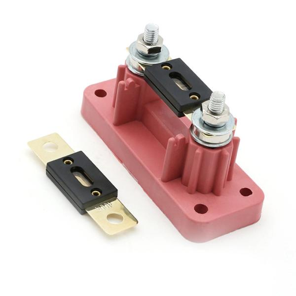 Gold Plate ANL Stud Mount Bolt Down Fuse 100A 125A 150A 200A 250A 300A 350A 400A 450A 500A For Automotive Marine Car Audio Video