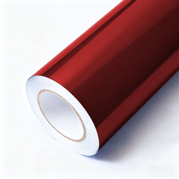 Vinyle adhésif rouge Mercury brillant pour voiture en PVC - OEM/ODM HYH1157