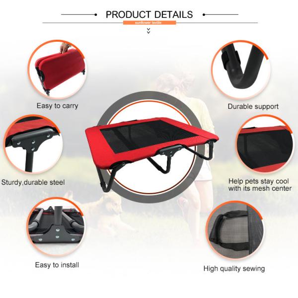 полиэстер шестерни любимца см 107x61x20 на открытом воздухе с PVC покрывая складное Не-выскальзывание