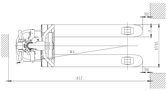 Lithuim Battery Electric Pallet Jet , Small Electric Pallet Jack , 1.2 Ton Load Capacity , Electric Walkie Pallet Truck
