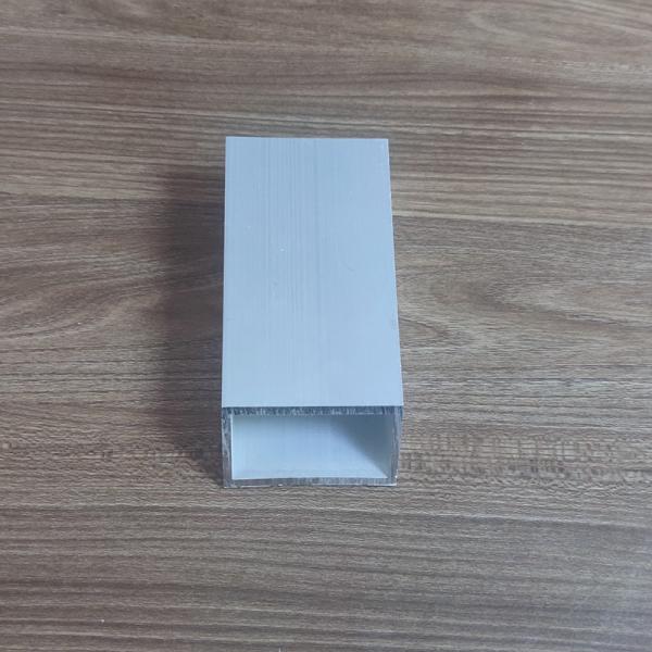 Customized 40x40mm 6063 Aluminium Alloy Tube Aluminum Hollow Square Tube Profile Black